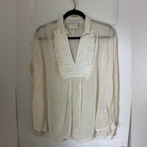 Forte forte cotton silk voile top